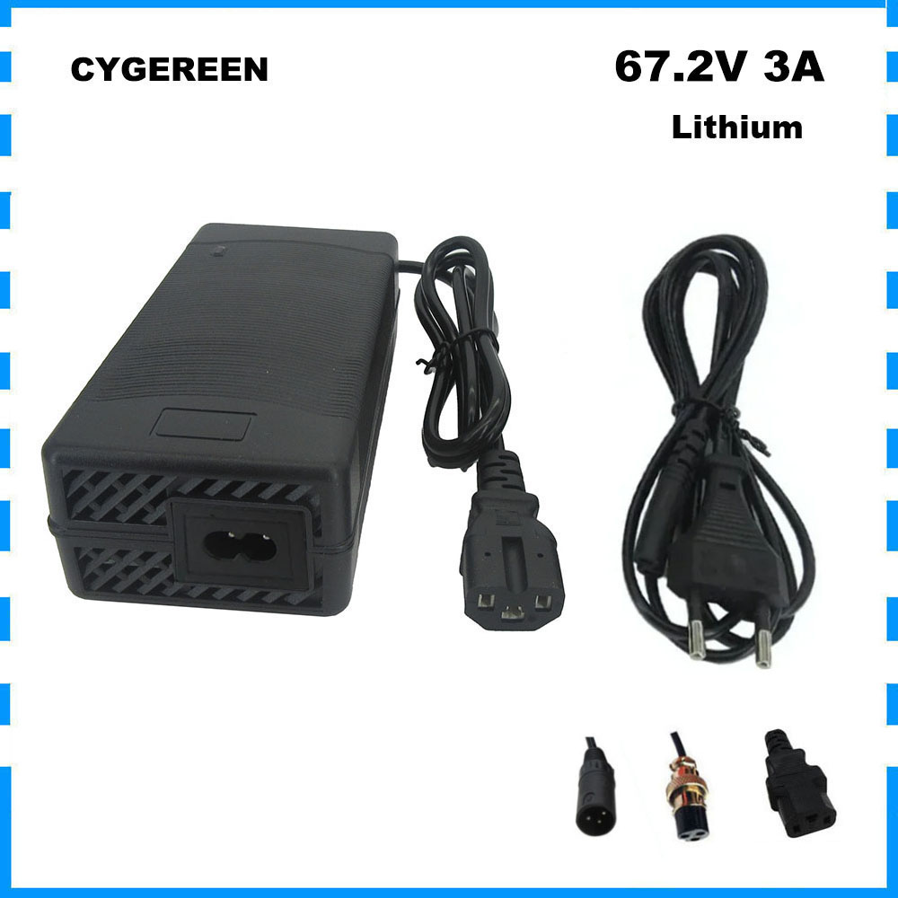 شاحن بطارية ليثيوم أيون 67.2 ف - مراجعة 84V 20A Smart Charger وسعره