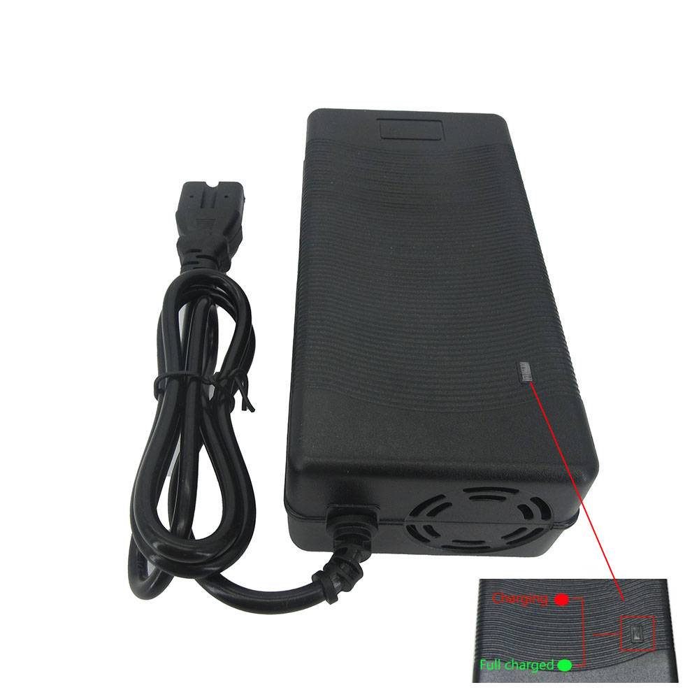 شاحن بطارية ليثيوم أيون 67.2 ف - مراجعة 84V 20A Smart Charger وسعره